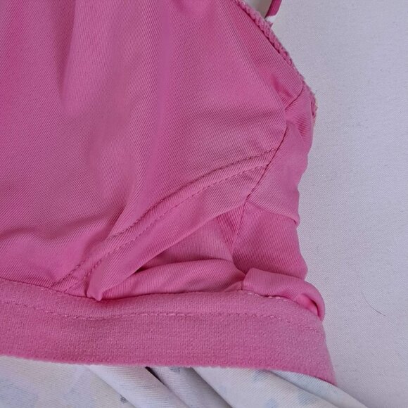 Anne Cole Size Large Orange Floral Tankini Top Adj Straps Removable Padding NWT - Picture 11 of 15